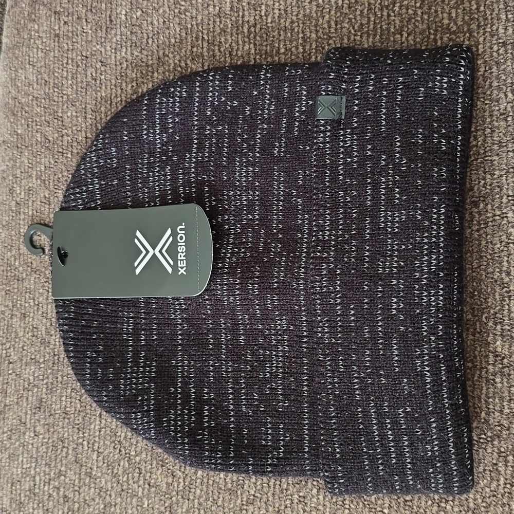 XERSION BRAND MENS BLACK WINTER STOCKING CAP ONE SIZE FITS MOST